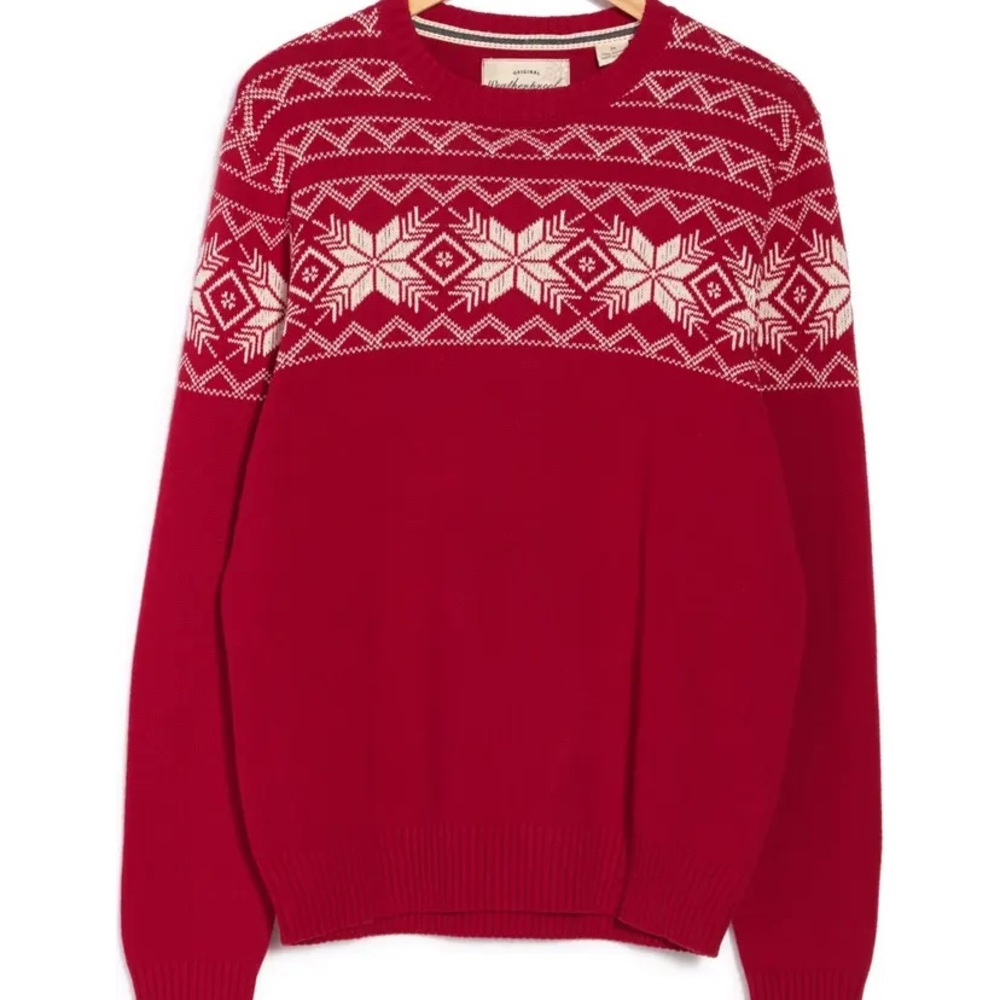 Weatherproof Vintage Snowflake Crew Neck Sweater NWT - Picture 4 of 11